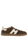 Hogan Suede Cool Sneakers In Brown