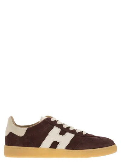 Hogan Cool - Suede Trainers In Chestnut