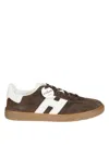 Hogan Cool Allacciato H Sneakers In Brown