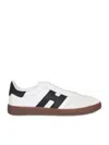 Hogan Sculpted Sneakers With Contrasting Accents In White