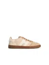 Hogan 'cool' Beige Suede Sneakers In Multi