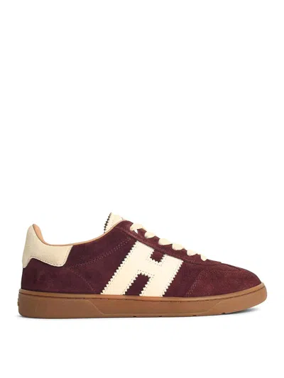 HOGAN ZAPATILLAS - ROJO OSCURO