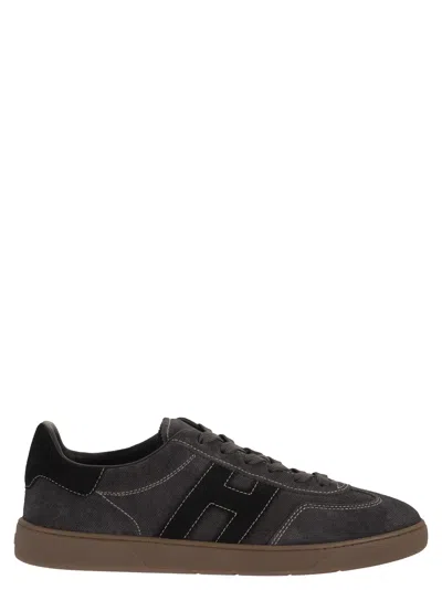 Hogan Cool Denim Effect Suede Trainers In Multi