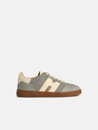 Hogan 'cool' Grey Suede Sneakers In Gray