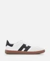 Hogan Sculpted Sneakers With Contrasting Accents In White