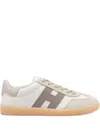 Hogan Cool White Leather Sneakers In Multi