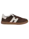 Hogan Cool Leather Sneakers In Animal Print