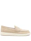 Hogan Suede Loafers Rubber Sole