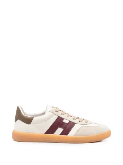 Hogan Refined Sneakers With Suede Inserts And Memory Foam Comfort In Multi
