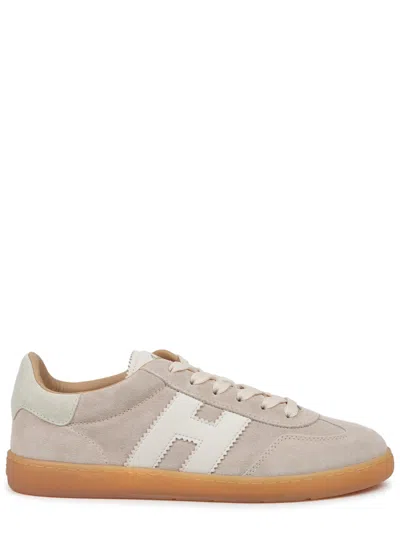 Hogan Cool Low-profile Logo Calfskin-mutton Sneakers In Multi