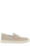 Hogan Suede Moccasin With Stitched Mask And Memory Foam Insole In Corda