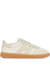 Hogan Cool Nappa And Suede Sneakers Shoes In Neutral
