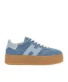 Hogan Cool Platform Sneakers In Blue