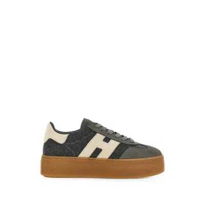 Hogan Cool Platform Sneakers In Animal Print