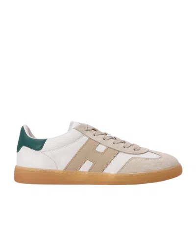 Hogan Cool Side H Patch Sneakers In Brown