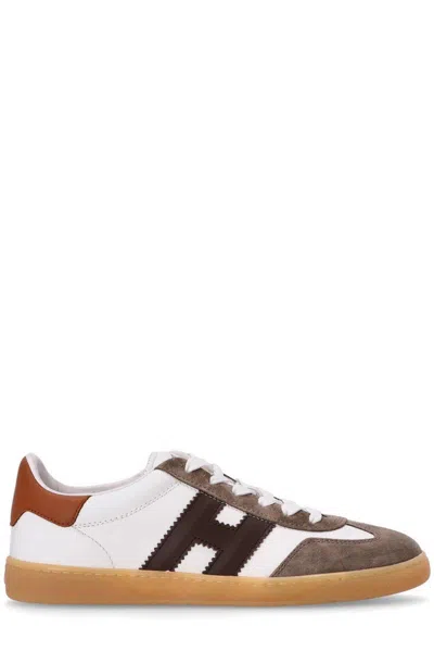 Hogan Cool Lace-up Leather Sneakers In Multi