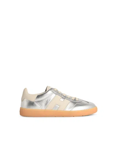 Hogan 'cool' Silver Lear Sneakers
