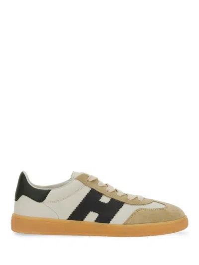 Hogan Cool Lace-up Leather Sneakers In Multicolour