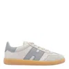 Hogan Cool Suede-trimmed Leather Sneakers