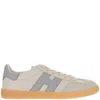 Hogan Cool Suede-trimmed Leather Sneakers