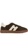 Hogan Rubber Sole Suede Finish Sneakers
