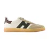 Hogan Low-top Sneakers With Suede And Leather In White