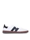 Hogan Sculpted Sneakers With Contrasting Accents In White