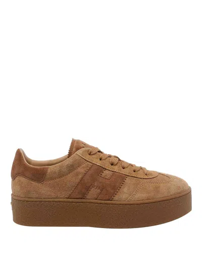 Hogan Cool Sneakers In Brown