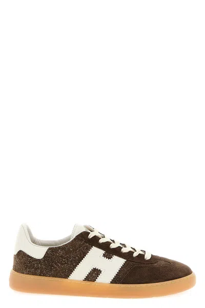 Hogan Sneakers Men Color Brown In Burgundy
