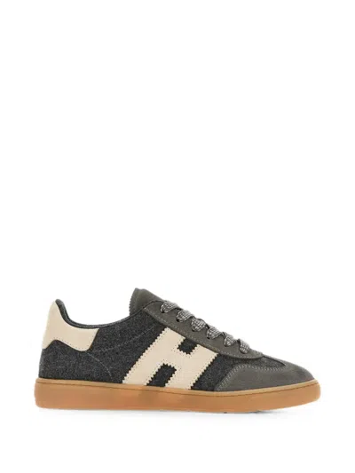 Hogan Lace-up Sneakers In Gray