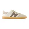 Hogan Cool White Leather Sneakers In Neutral