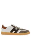 Hogan Cool Lace-up Leather Sneakers In Multicolor