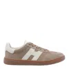 Hogan H647 Logo-patch Low-top Sneakers In Brown
