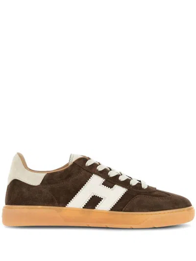 Hogan Cool Sneakers Shoes In Brown