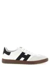 Hogan Sculpted Sneakers With Contrasting Accents In White