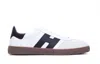 Hogan Sculpted Sneakers With Contrasting Accents In White