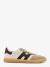 Hogan Leather And Suede Sneakers With Memory Foam Insole In White