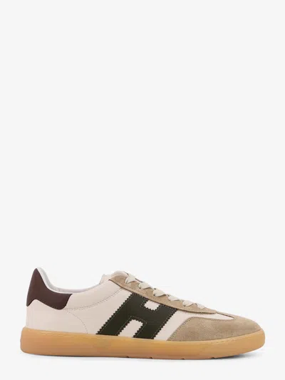 Hogan Cool Suede And Leather Low-top Sneakers In White