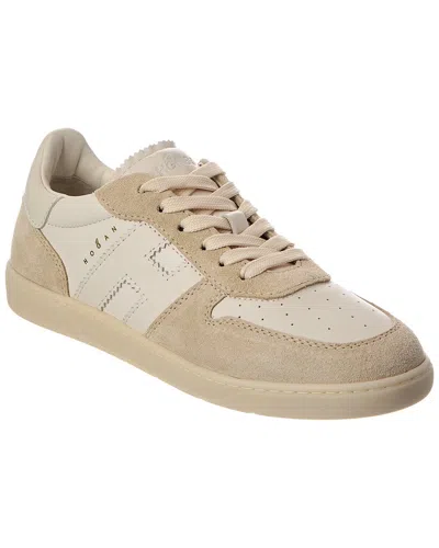 Hogan Cool Suede Sneaker In Neutral