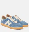 Hogan Cool Suede Sneakers In Blue