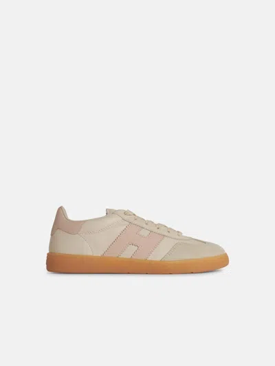 Hogan ' Cool' White Leather Sneakers