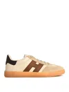 Hogan Cool Smooth And Suede Leather Sneakers Shoes In Multi
