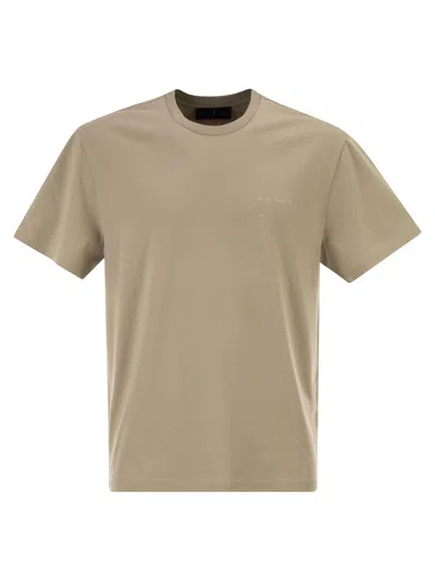 Hogan Cotton Crew Neck T-shirt In Neutral