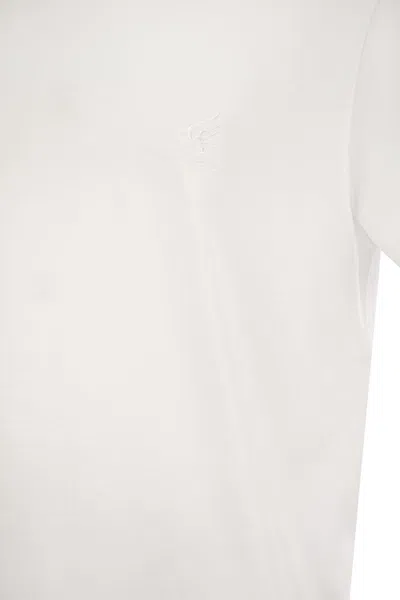 Hogan Cotton Jersey T-shirt In White