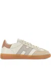 Hogan Cream Logo Sneakers In Multi