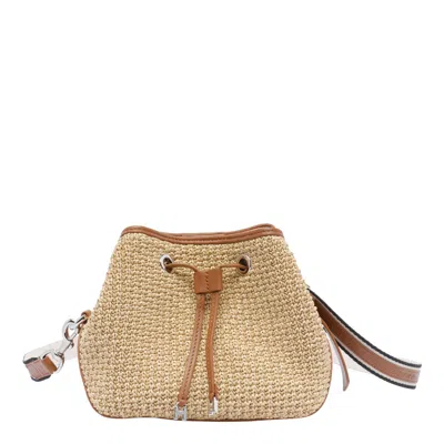 Hogan Crossbody Bag In Beige