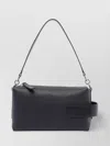Hogan Crossbody Leather Bag Adjustable Strap In Black