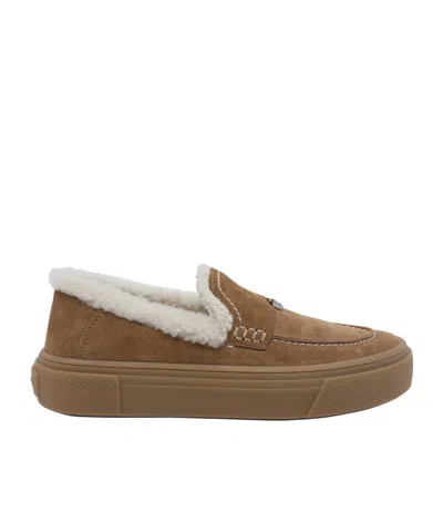 Hogan Crosswind Lace-up Sneakers In Brown