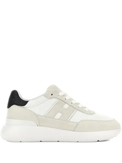 Hogan H709 Allacciato H Banda Sneakers In White