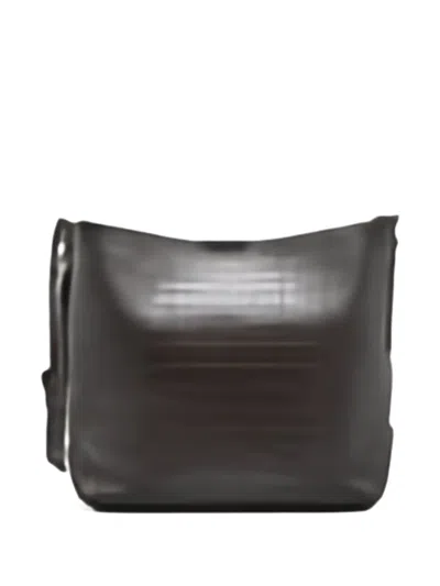 Hogan Elisabetta Franchi Coffee Wool-blend Clothing Dresses In Black